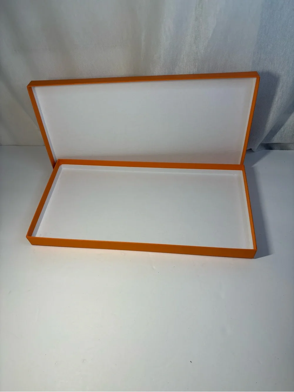 Empty Hermes gift box. 14 x 7.5